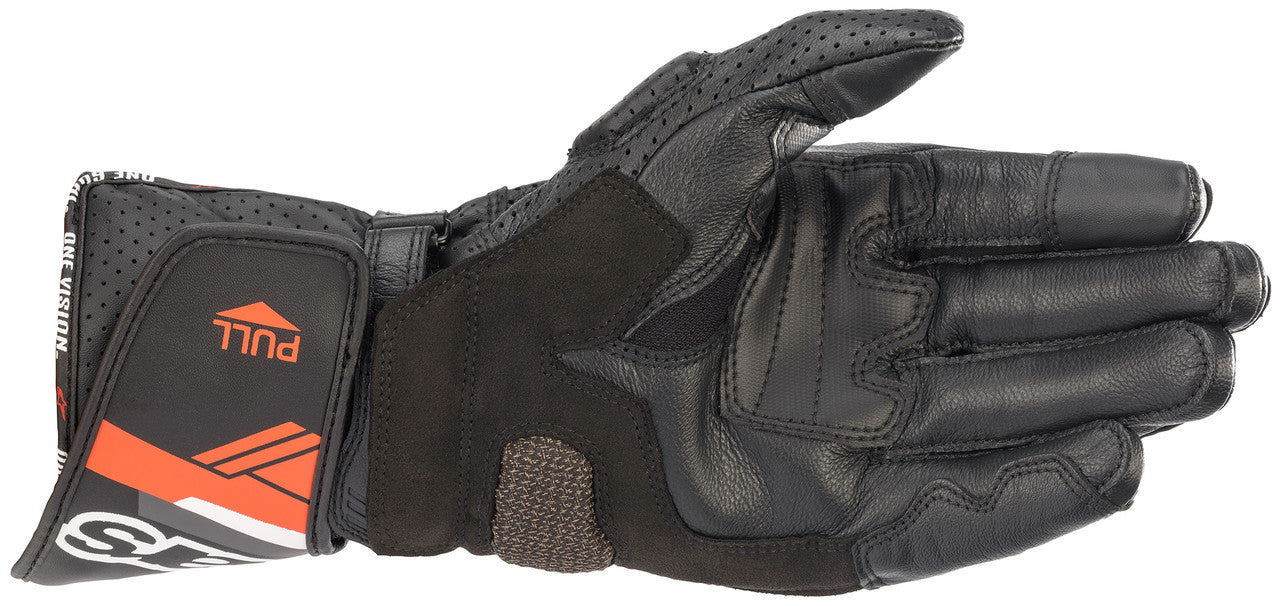 Alpinestars SP-8 v3 Motorcycle Gloves Black/White/Bright Red