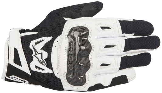Alpinestars SMX-2 Air v2 Motorcycle Gloves Black/White