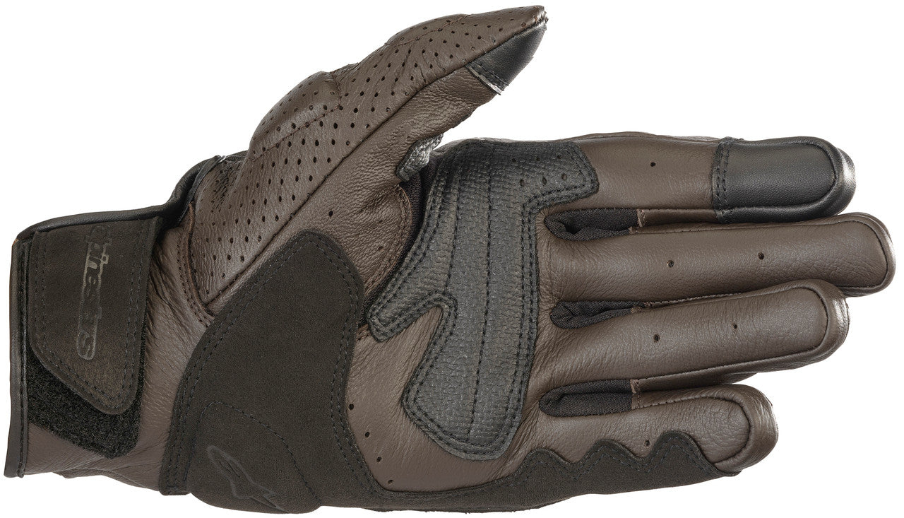 Alpinestars Mustang v2 Motorcycle Gloves Tobacco Brown/Black