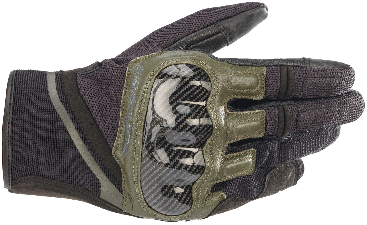 Alpinestars Chrome Motorcycle Gloves Black/Forest