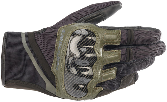 Alpinestars Chrome Motorcycle Gloves Black/Forest