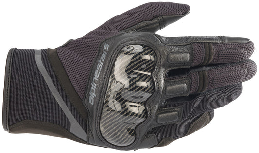 Alpinestars Chrome Motorcycle Gloves Black/Tar Gray