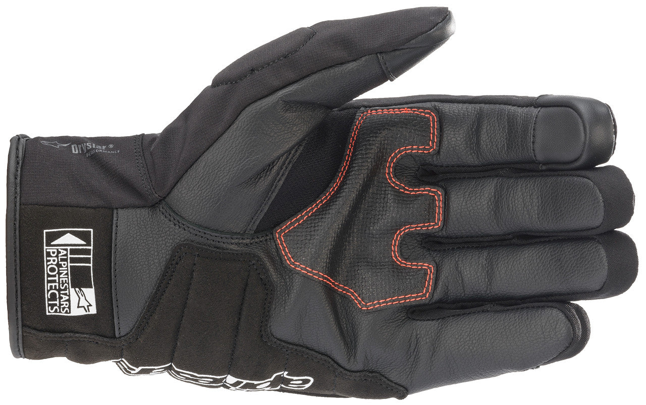 Alpinestars SMX-Z Drystar Motorcycle Gloves Black/Red Fluo