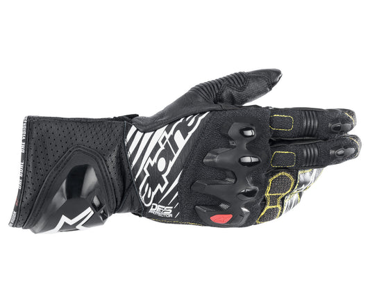 Alpinestars GP Tech V2 S Motorcycle Gloves Black/White