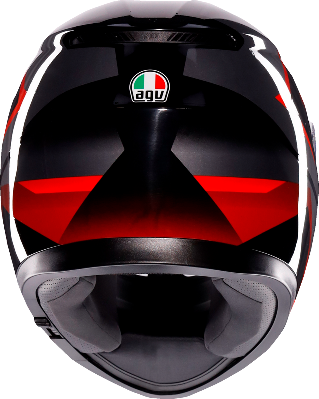 AGV K3 Full Face Helmet Striga Black/Gray/Red