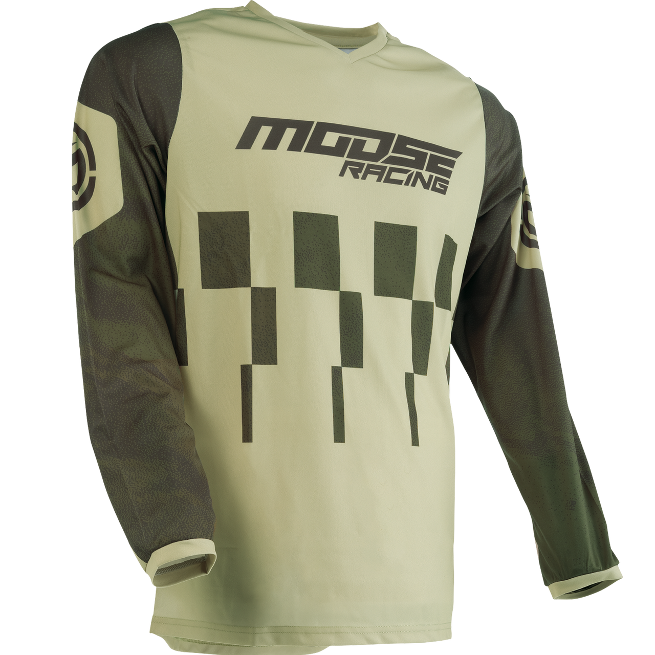 Moose Racing Qualifier Jersey Green/Tan