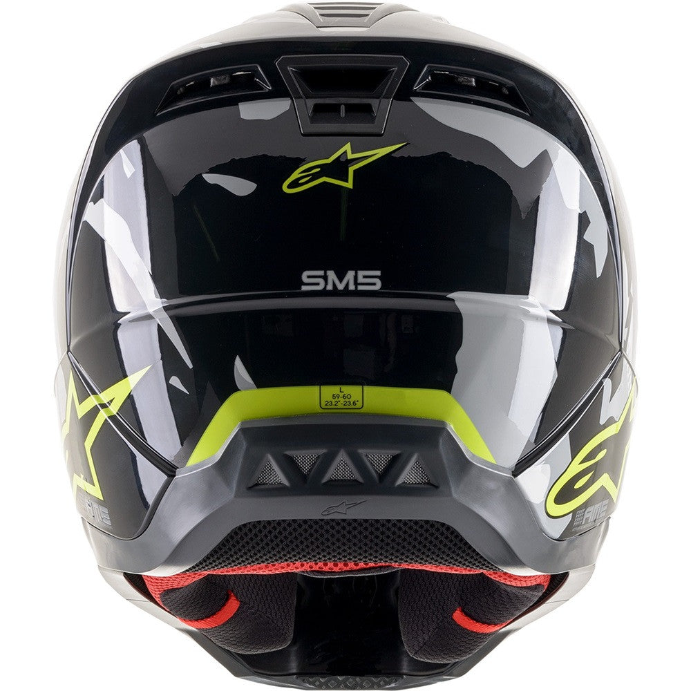 Alpinestars SM5 Rover Offroad Helmet Gray/Yellow