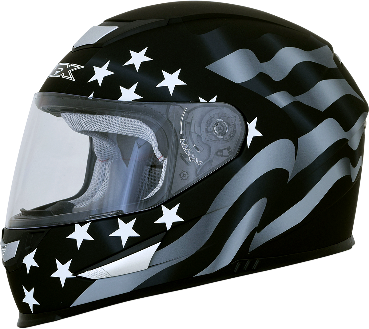 AFX FX-99 Full Face Helmet Flag Stealth