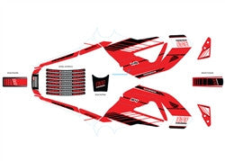 Yoshimura Honda Grom Red Graphics Kit