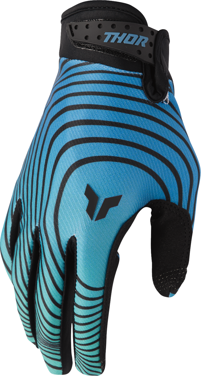 Thor 2026 Launchmode Identity Gloves Teal/Black