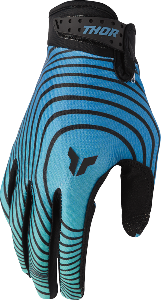 Thor 2026 Launchmode Identity Gloves Teal/Black