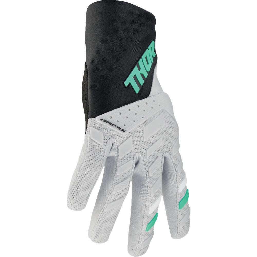 Thor 2024 Womens Spectrum Gloves - Black/Mint