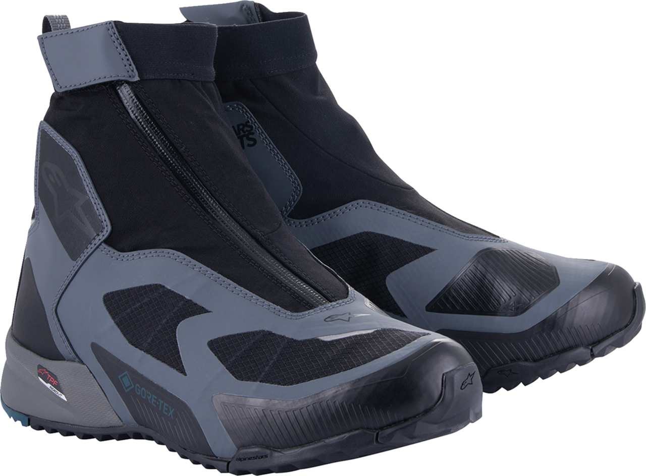 Alpinestars CR-8 Gore-Tex Shoes - Black/Grey/Blue