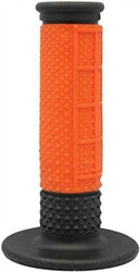 Avon 1/2 Waffle Grips - Orange/Black