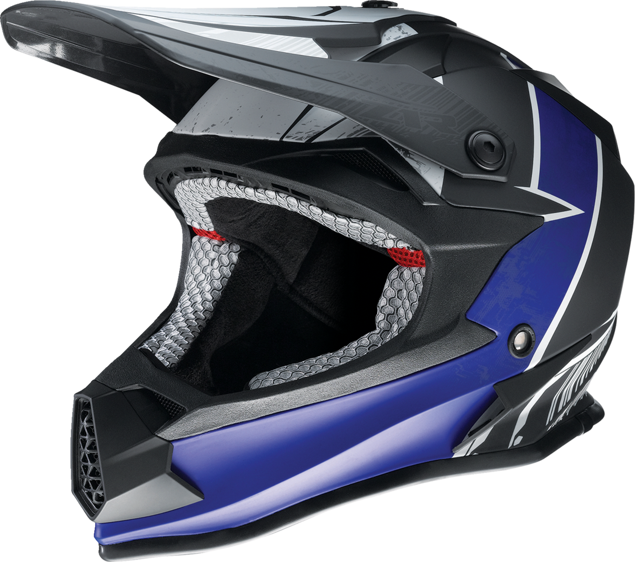 Z1R Youth F.I. Fractal MIPS Offroad Helmet Black/Blue