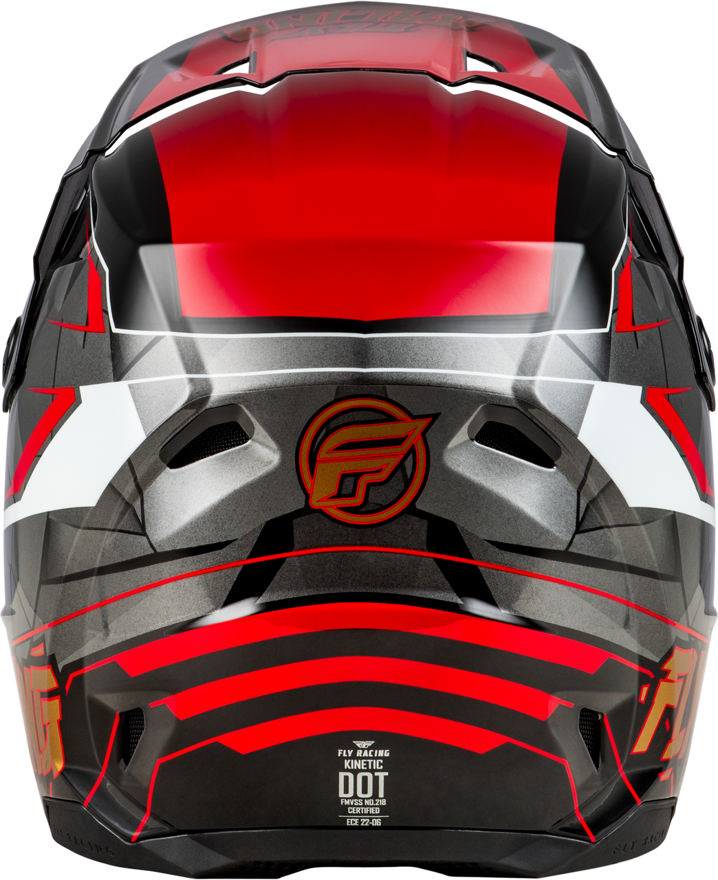FLY Racing 2025 Youth Kinetic Scorched Helmet Red/Black/White