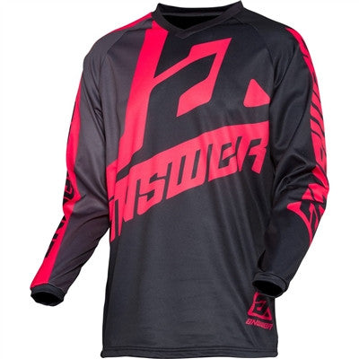 Answer Racing 2020 Womens Syncron Voyd Jersey - Black/Charcoal/Pink