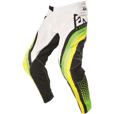 Answer Racing 2021 Syncron Swish Pants - Green/Hyper Acid/White