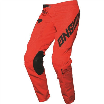 Answer Racing 2021 Youth Akron Bold Pants - Red/Black