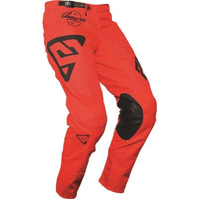 Answer Racing 2021 Youth Akron Bold Pants - Red/Black