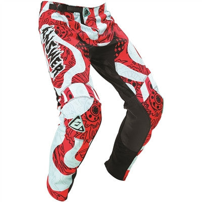 Answer Racing 2021 Youth Akron Hypno Pants - Seafoam/Pink/Tar