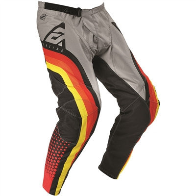 Answer Racing 2021 Youth Syncron Swish Pants - Red/Orange/Silver