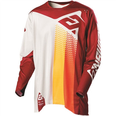 Answer Racing 2021 Elite Pace Jersey - Ghost/Berry/Orange