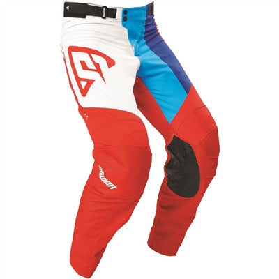 Answer Racing 2021 Elite Pace Pants - White/Red/Blue