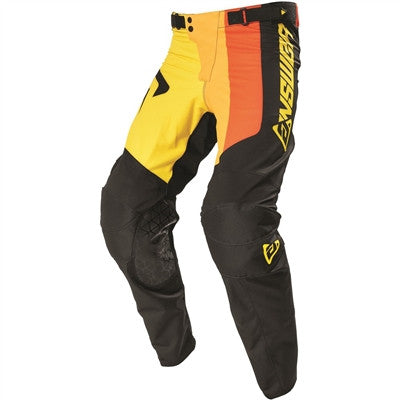 Answer Racing 2021 Elite Pace Pants - Yellow/Black/Orange