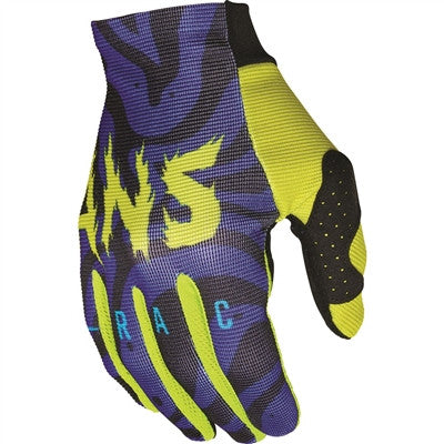 Answer Racing 2021 AR2 Hypno Gloves - Hyper Acid/Purple/Astana