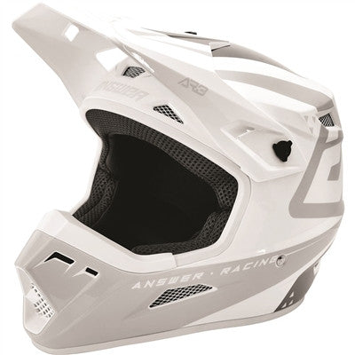 Answer Racing 2021 AR3 Vortex Helmet - Cirrus/White