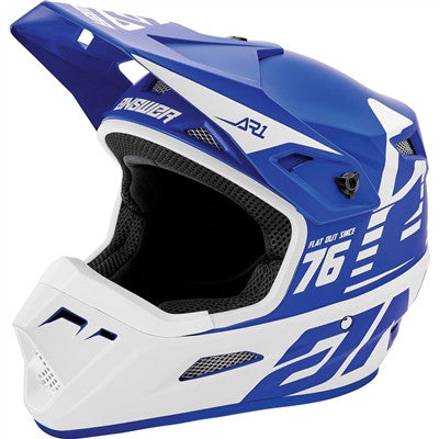 Answer Racing 2022 AR1 Bold Helmet - Reflex/White