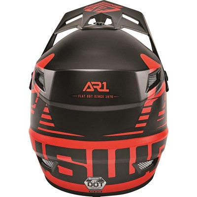 Answer Racing 2022 AR1 Bold Helmet - Black/Red
