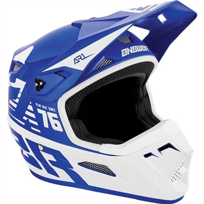 Answer Racing 2022 Youth AR1 Bold Helmet - Reflex/White