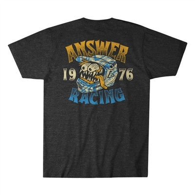 Answer Racing Monster Helmet Logo Tee - Black