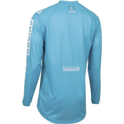 Answer Racing 2022 Youth Syncron Merge Jersey - Astana Blue/White