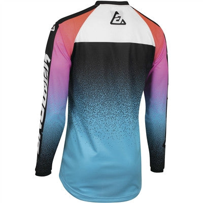 Answer Racing 2022 Youth Syncron Prism Jersey - Reflex Blue/Air Pink