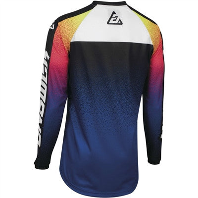 Answer Racing 2022 Youth Syncron Prism Jersey - Astana Blue/Hyper Orange