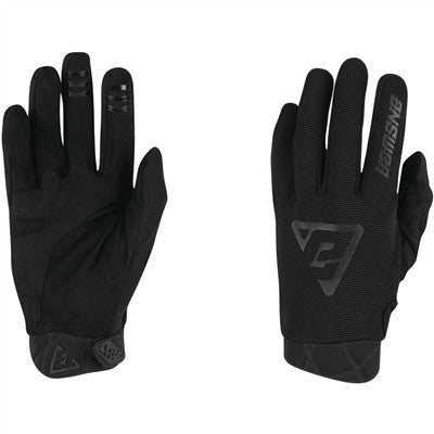 Answer Racing 2022 Youth Peak Gloves - Black/White