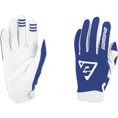 Answer Racing 2022 Youth Peak Gloves - Reflex Blue/White