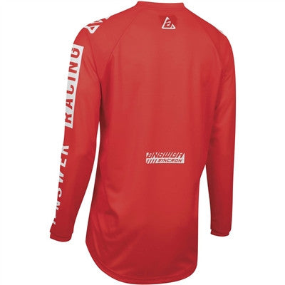 Answer Racing 2022 Youth Syncron Merge Jersey - Answer Red/White