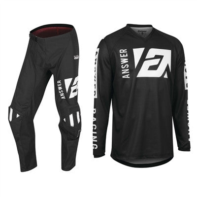 Answer Racing 2022 Syncron Merge Jersey and Pant Combo Black/White