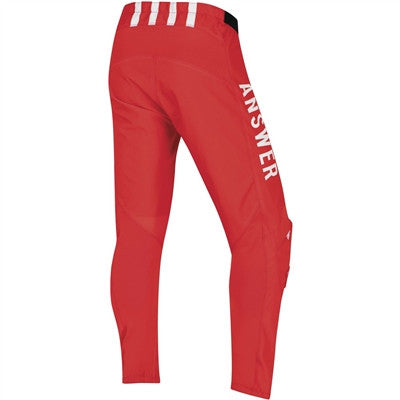 Answer Racing 2022 Syncron Merge Pant - Answer Red/White