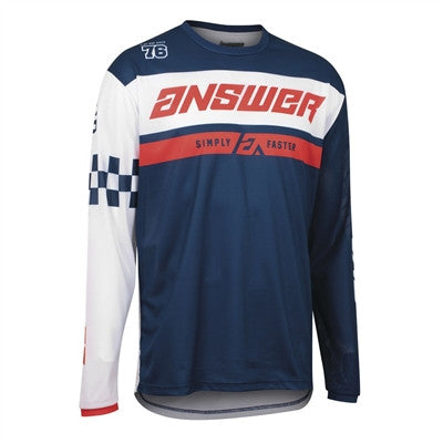 Answer Racing 2022 Arkon Octane Jersey - Navy/White