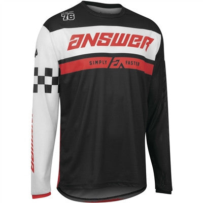 Answer Racing 2022 Arkon Octane Jersey - Black/Red