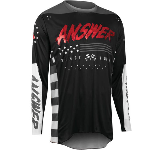 Answer Racing 2022 Elite Redzone Jersey - Black/Red