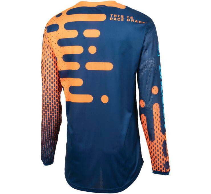 Answer Racing 2023 Akron Boost Jersey Pant Combo - Navy/Hyper Orange/Light Blue