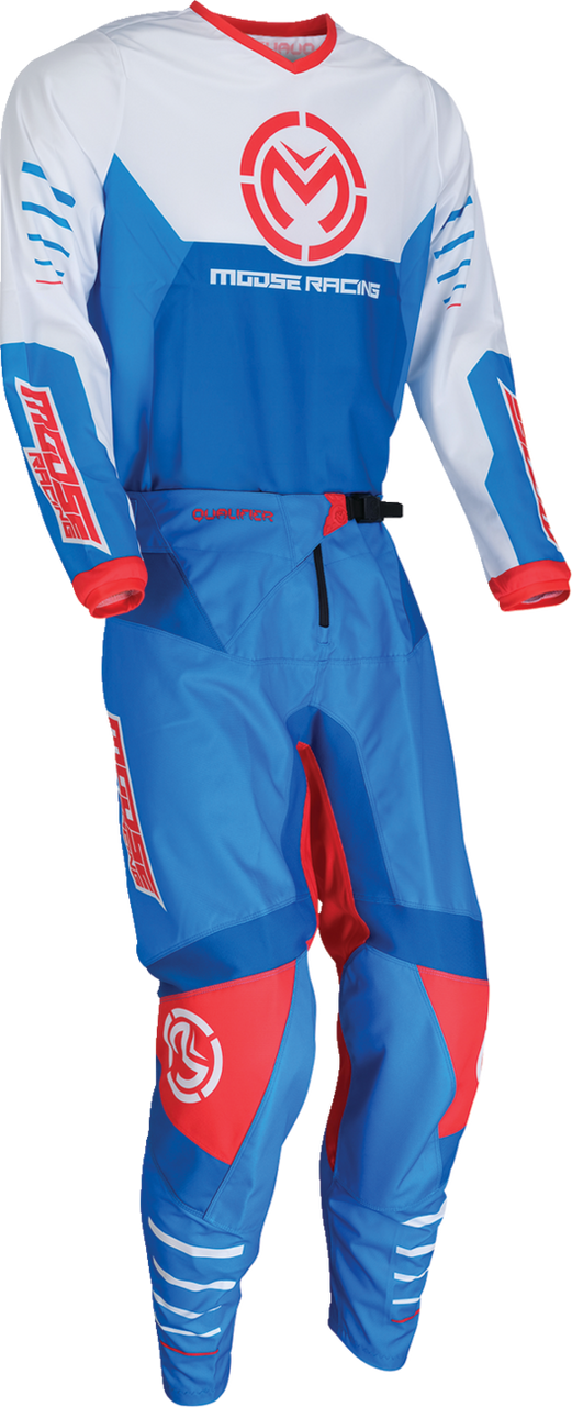 Moose Racing 2025 Qualifier Jersey Pant Combo Red/White/Blue
