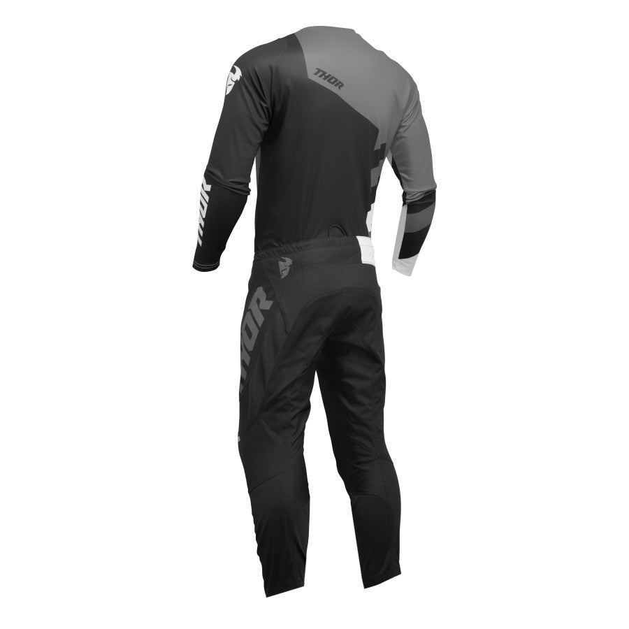 Thor 2024 Youth Sector Checker Jersey Pant Combo Black/Gray