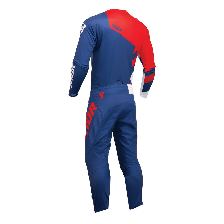Thor 2024 Youth Sector Checker Jersey Pant Combo Navy/Red